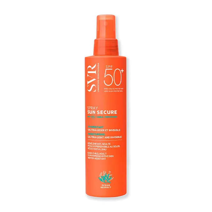 Spray hidratant SPF 50+ Sun Secure, 200ml, SVR