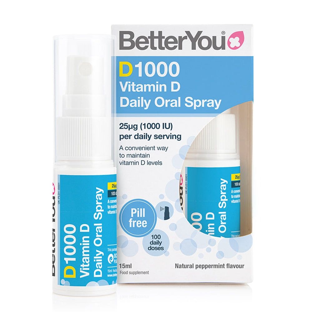 Spray oral vitamina D 1000UI, 15ml, BetterYou
