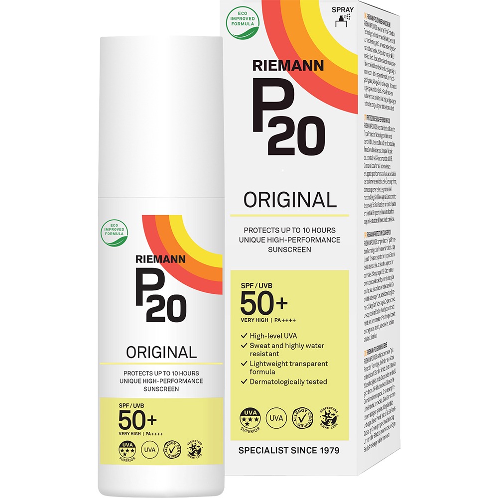 Spray cu protectie solara P20 Original SPF50, 85ml, Riemann