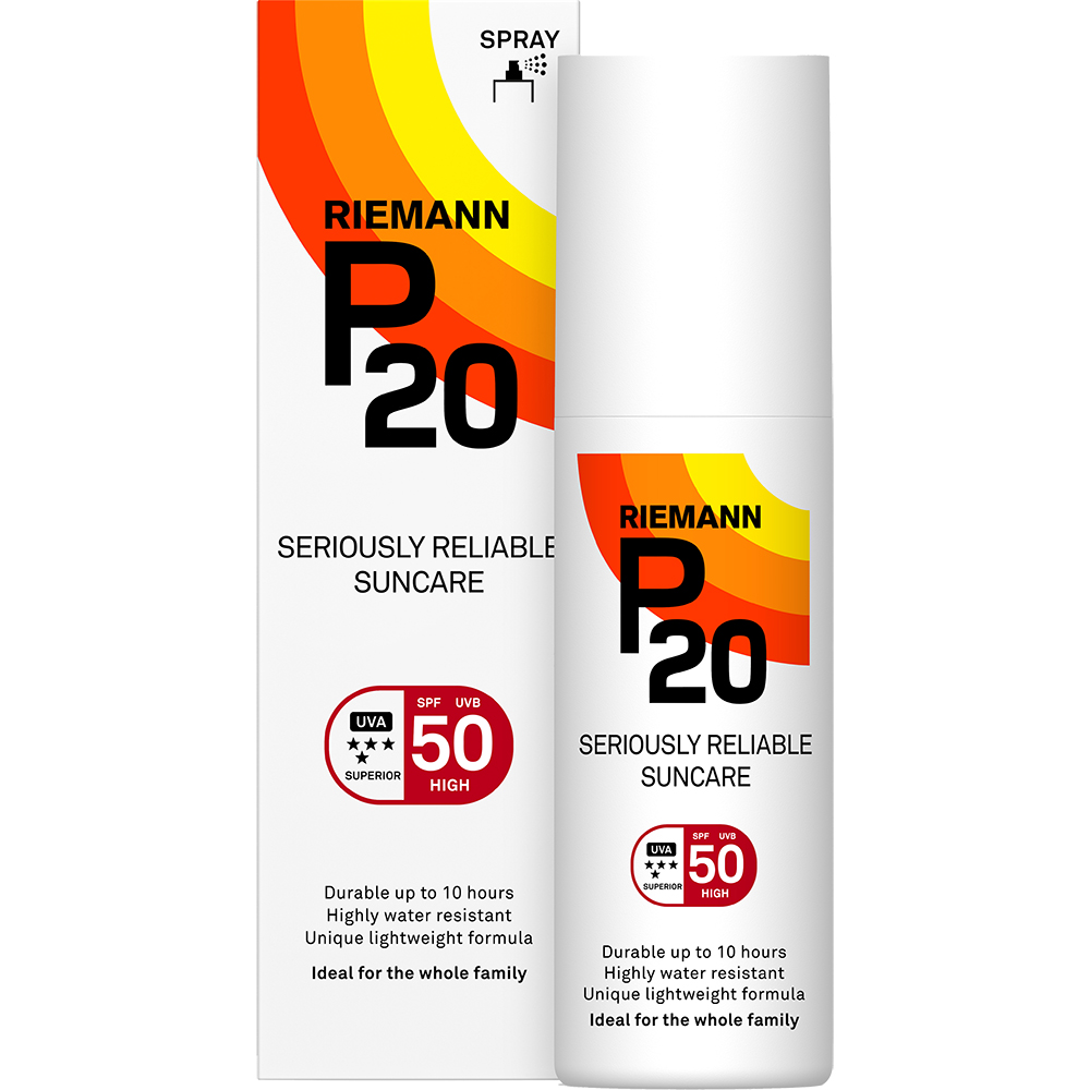 Spray protectie solara P20 SPF50, 100ml, Riemann