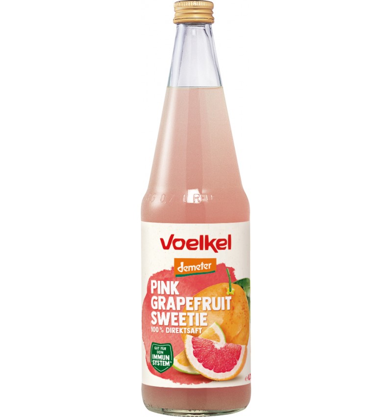 Suc eco de grapefruit roz, 700ml, Voelkel