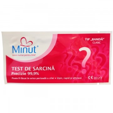 Test de sarcina tip banda clasic 2.5mm, 1 bucata, Minut