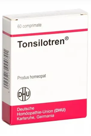 Tonsilotren, 60 comprimate, Dhu Germania