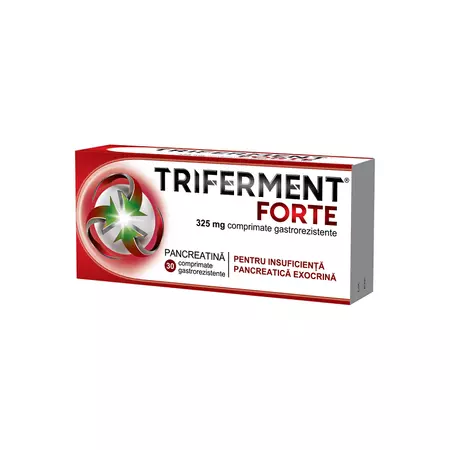 Triferment forte 325mg, 30 comprimate, Biofarm