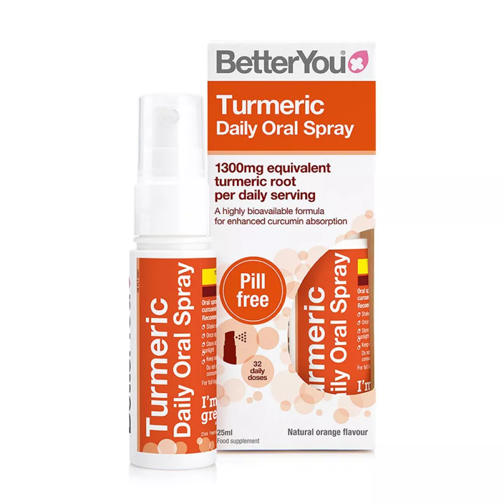 Turmeric spray oral, 25 ml, BetterYou