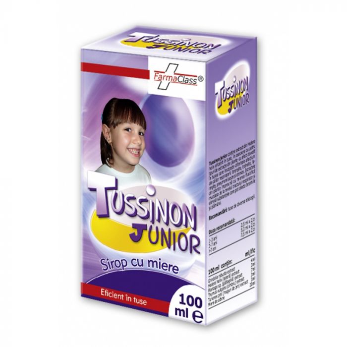 Tussinon Junior sirop cu miere x 100ml (Farmaclass)