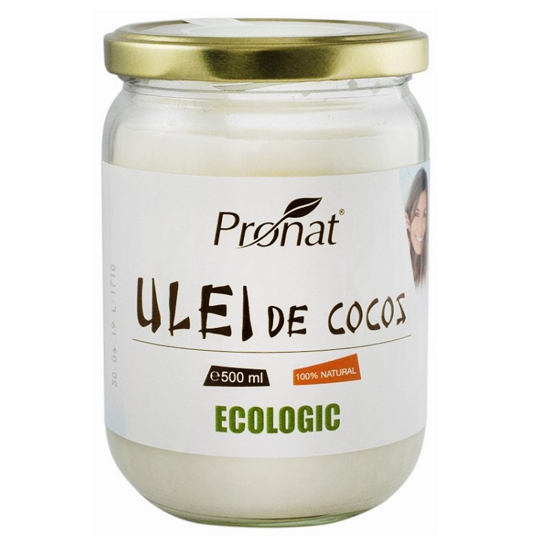 Ulei de cocos eco, 500ml, Pronat