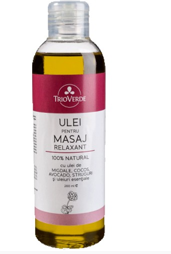 Ulei pentru masaj relaxant 200ml (Trio Verde)