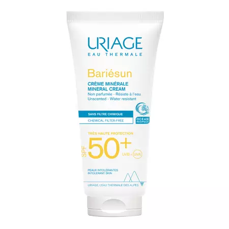 Crema minerala de protectie solara Bariesun cu SPF50+, 100ml, Uriage