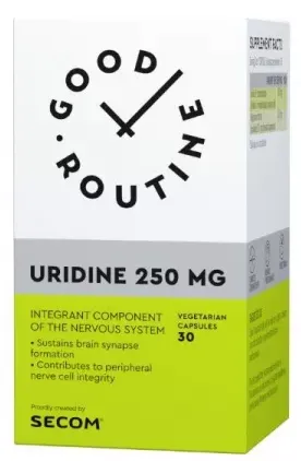 Uridine 250mg, 30 capsule vegetale, Secom