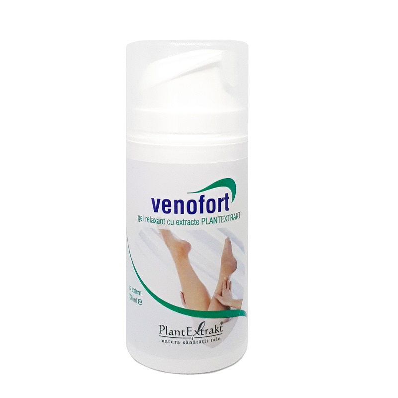 Venofort gel relaxant cu extracte naturale, 100 ml, Plantextrakt