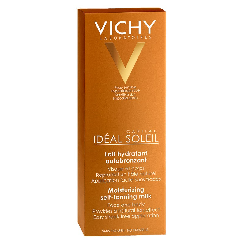 VICHY Ideal Soleil Lapte Hidratant Autobronzant Fata/Corp x 100ml