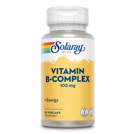Vitamin B-Complex Solaray, 100mg, 50 capsule, Secom