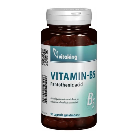 Vitamina B5 200mg, 90 capsule, Vitaking