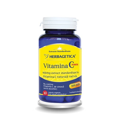 Vitamina C Forte 400mg x 30cpr (Herbagetica)