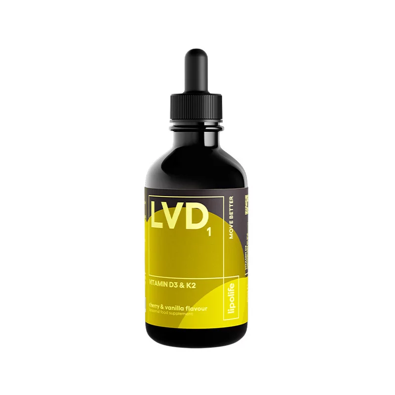 Vitamina D3 + K2 Lipozomala LVD1, 60ml, Lipolife