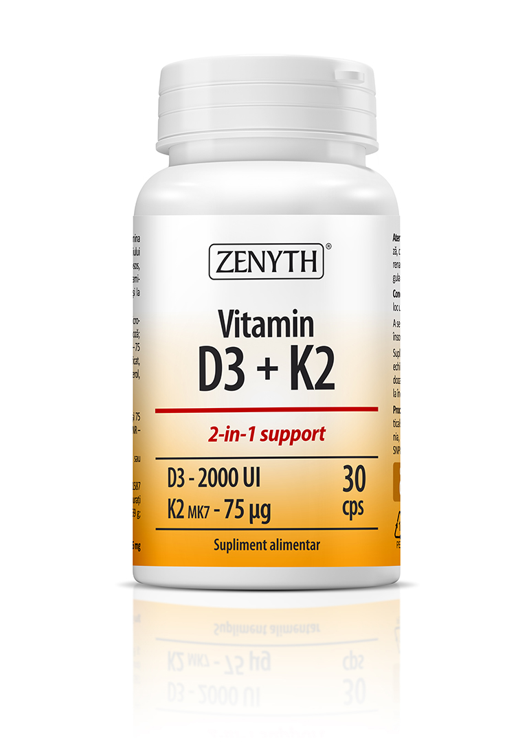 Vitamina D3+K2 x 30cpr (Zenyth)