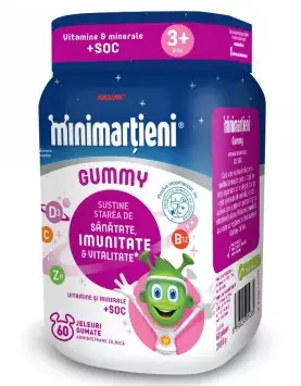 Minimartieni Gummy cu soc, 60 jeleuri, Walmark
