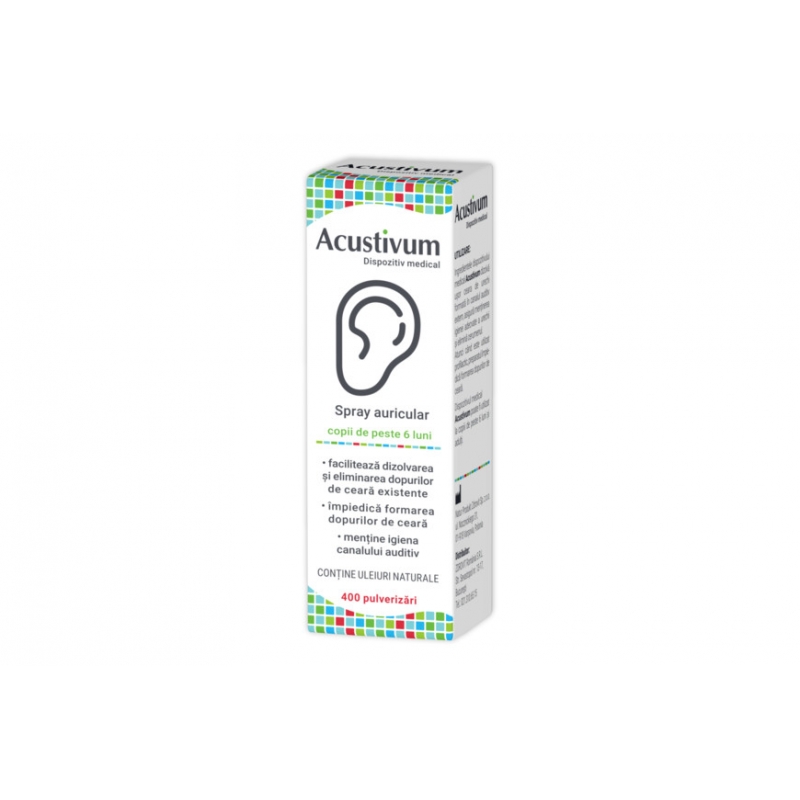 Spray auricular Acustivum, 20 ml, Zdrovit 