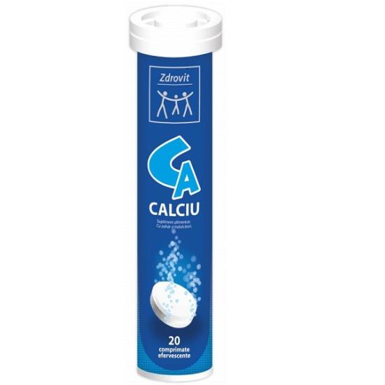 Zdrovit Calciu, 20 comprimate efervescente
