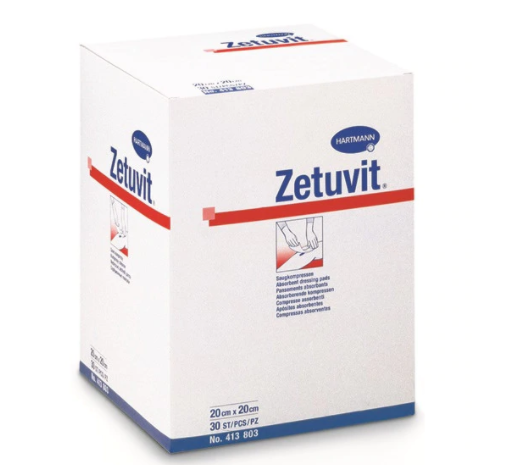 Zetuvit comprese sterile 20 x 20cm x 15buc (Hartmann)