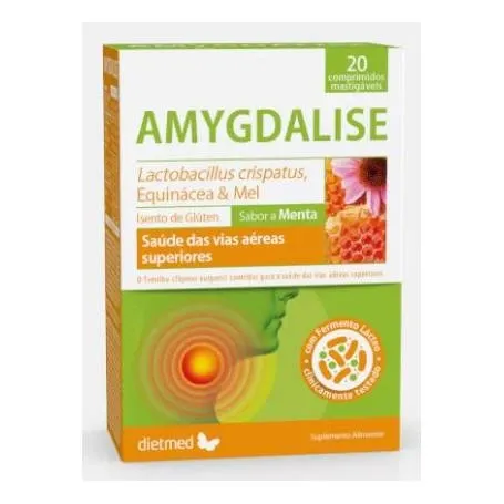 Amygdalise, 20 comprimate masticabile, Dietmed