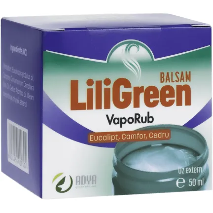 Balsam Vapour Rub Liligreen, 50ml, Adya Green Pharma