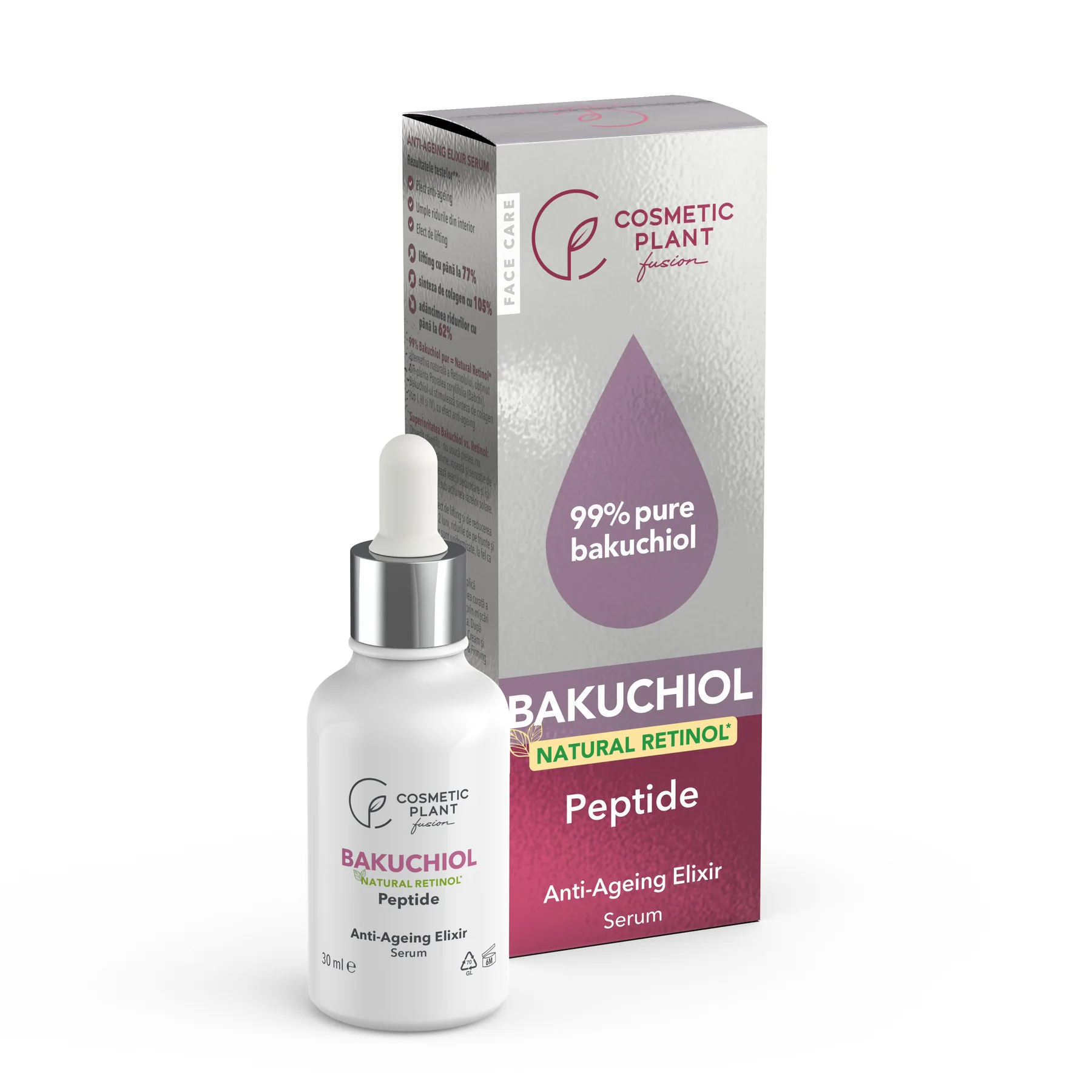 Serum anti-ageing Elixir Bakuchiol, 30ml, Cosmetic Plant