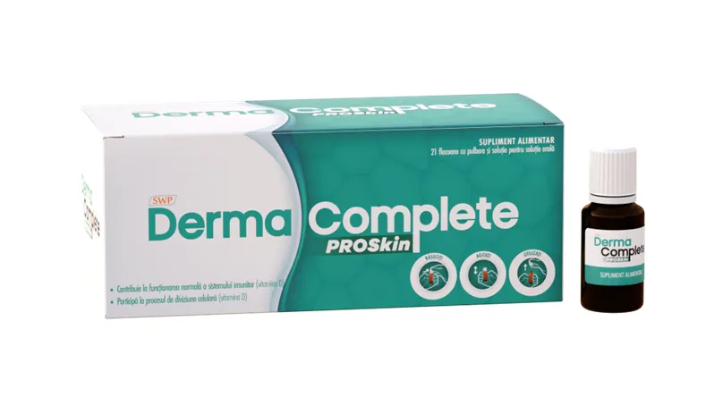Derma Complete Proskin solutie, 21 fiole, Sun Wave Pharma