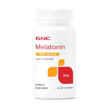 Melatonina 3mg, 60 tablete, GNC