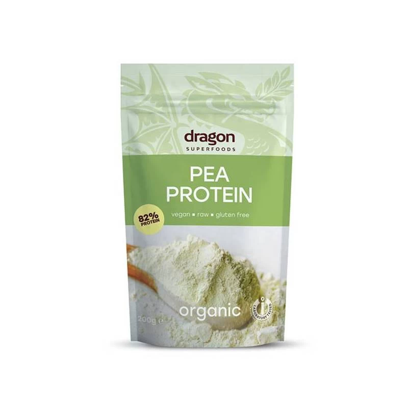 Pudra proteica din mazare eco, 200g, Dragon Superfoods