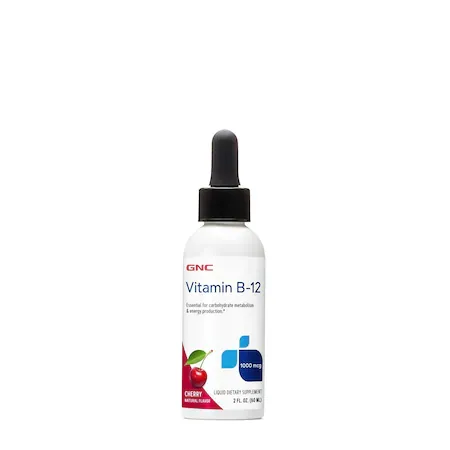Vitamina B-12 1000mcg cu aroma de cirese, 60ml, GNC