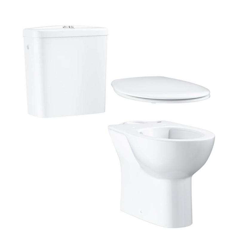 GROHE Pachet grohe, rezervor pe vas wc bau+ vas wc bau+ capac pentru vasul wc