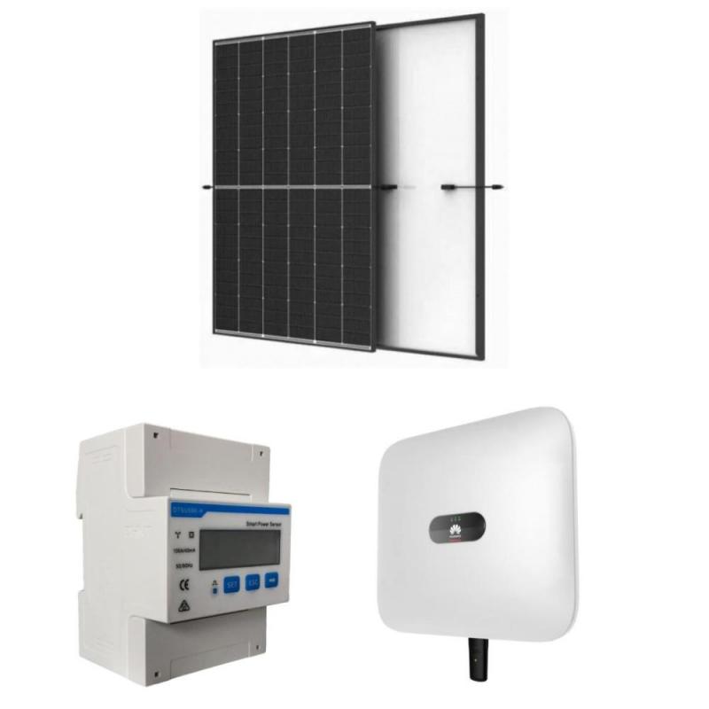contor bidirectional trifazat HUAWEI, TRINA SOLAR Kit on-grid trifazat huawei 10kw