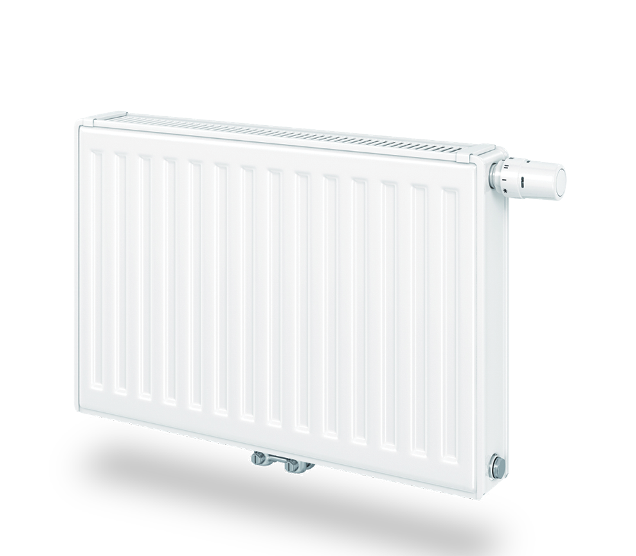 Calorifer din otel, Vogel&Noot, Hygiene Ventil, alimentare inferioara dreapta, 10V, 600x520 mm, 412 W