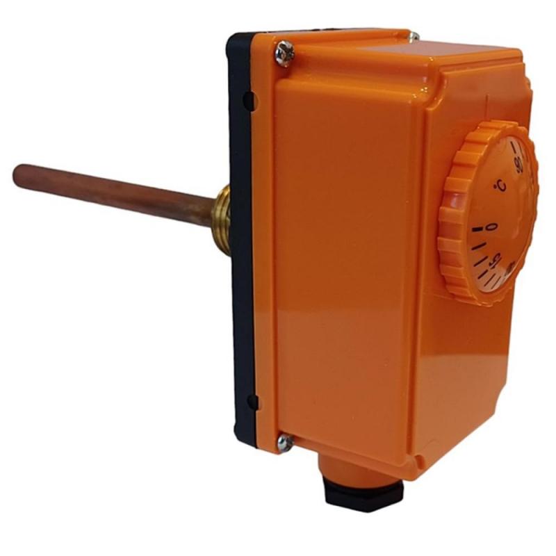 TERMOSTAT DE IMERSIE TC2, REGLAJ 0/90C, RACORD TEACA 1/2