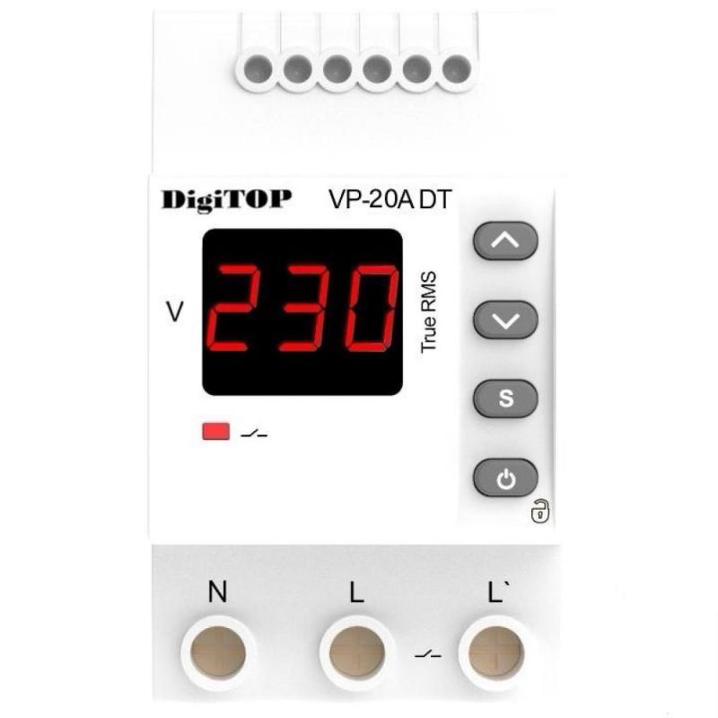 bloc de masura si protectie monofazat DIGITOP -releu digital de protectie tensiune, monofazat, vp-20a dt