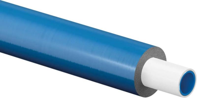 Plumbing Pipes UPONOR Teava, pe-rt, colac l=25m, preizolata, albastru, uni pipe plus, uponor, d.15mmx32mm