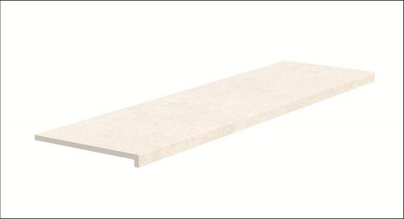 Treapta, exagres, bedford white, 33x120 cm, portelanata, rectificata, mata
