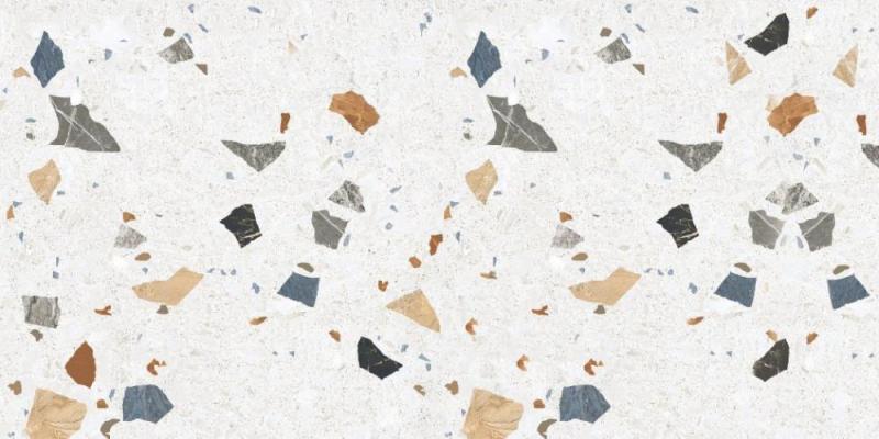Building Materials Gresie, terrazzo, 60x120 cm, portelanata, rectificata, mata
