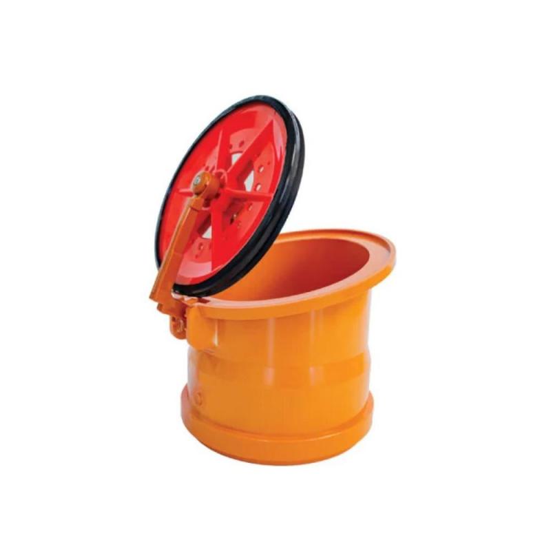 Building Materials PVC KG Supapa antiretur de capat, deversare, din pvc, canalizare exterioara, d.125 mm