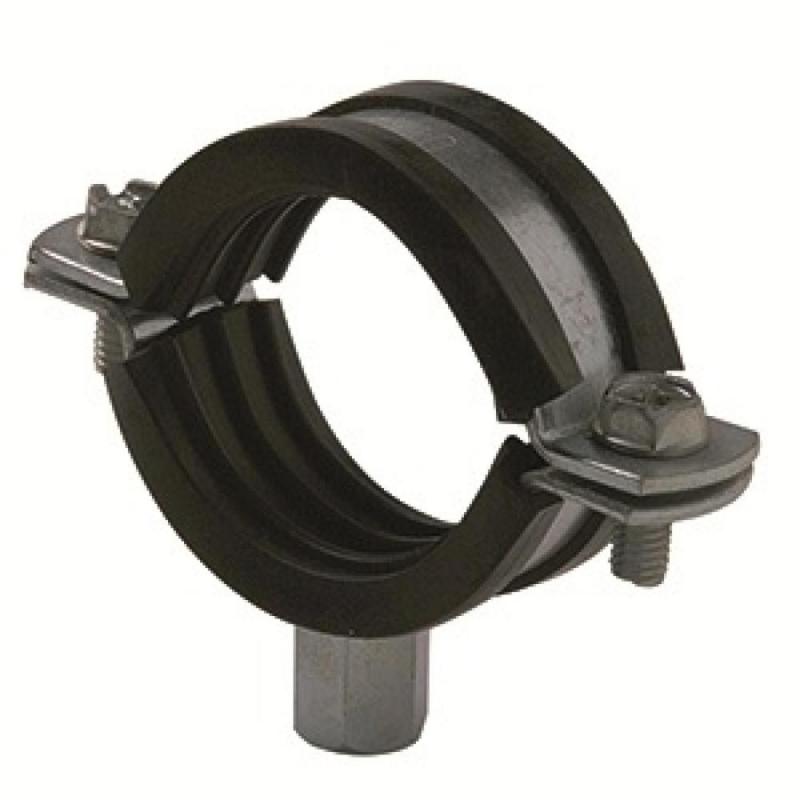 Plumbing Pipe Clamps CIXI Colier metalic, cu garnitura, prindere in suruburi, m8/m10,d.32-36mm,1