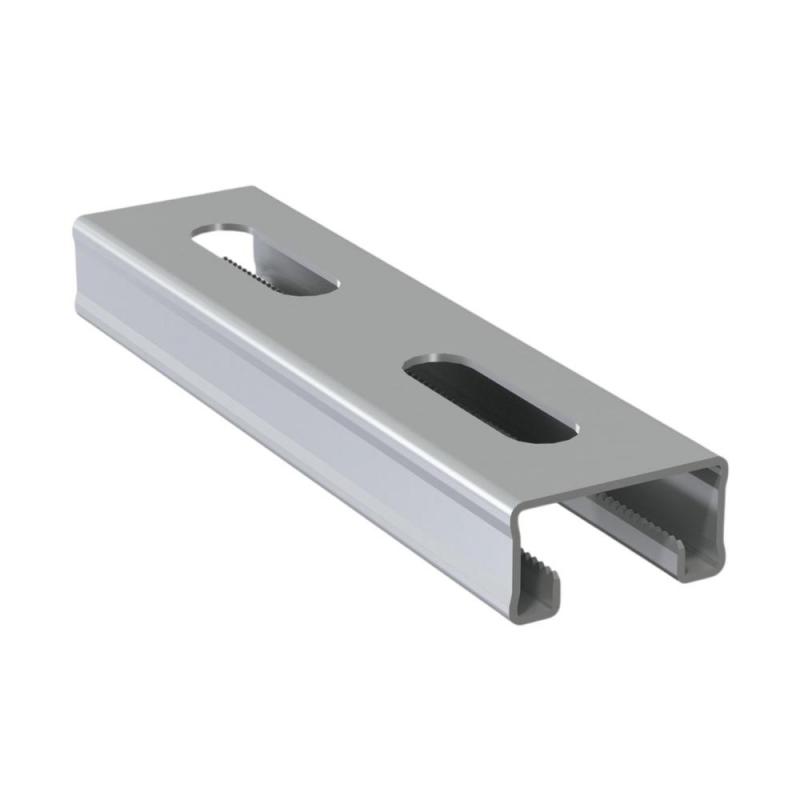 NICZUK NICZUK Sina din otel galvanizat pentru montaj, perforat, cu margini dintate, profil 41x21mm, grosime 2mm, lungime 3m