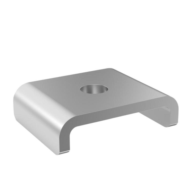 NICZUK NICZUK Saiba patrata din otel galvanizat tip u, cu orificiu 10,5mm pentru profil 30x16, 30x30mm,25buc/set