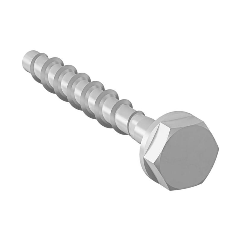 NICZUK NICZUK Surub beton cu cap hexagonal, din otel galvanizat, dimensiuni 6x60mm