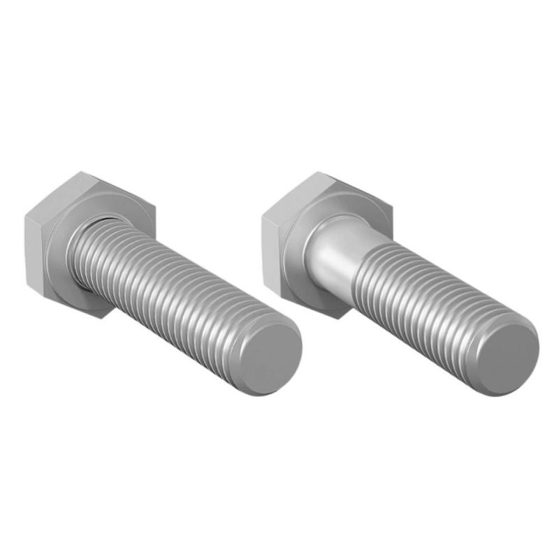 NICZUK NICZUK Surub metric cu cap hexagonal, filet integral, din otel galvanizat, clasa 5.8, dimensiuni m10x60mm