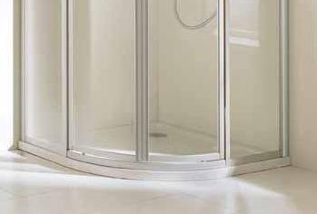 ^*cadita dus semirotunda, huppe, alpha & classics, acril 90x90 cm l.90xl.90xh.6cm outlet