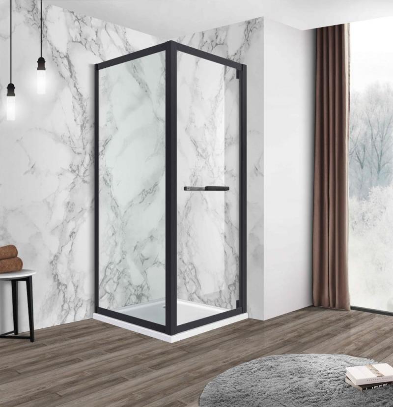 Plumbing Fixtures ROMSTAL Cabina dus evolution slide in 90x90 n