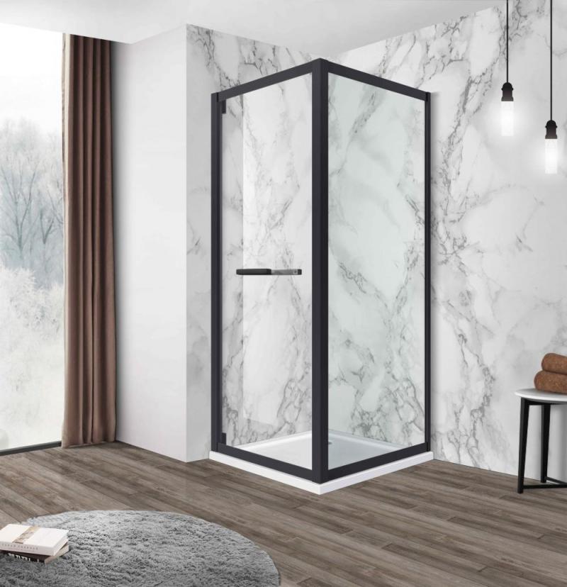 Plumbing Fixtures ROMSTAL Cabina dus evolution slide in 90x90 n sx