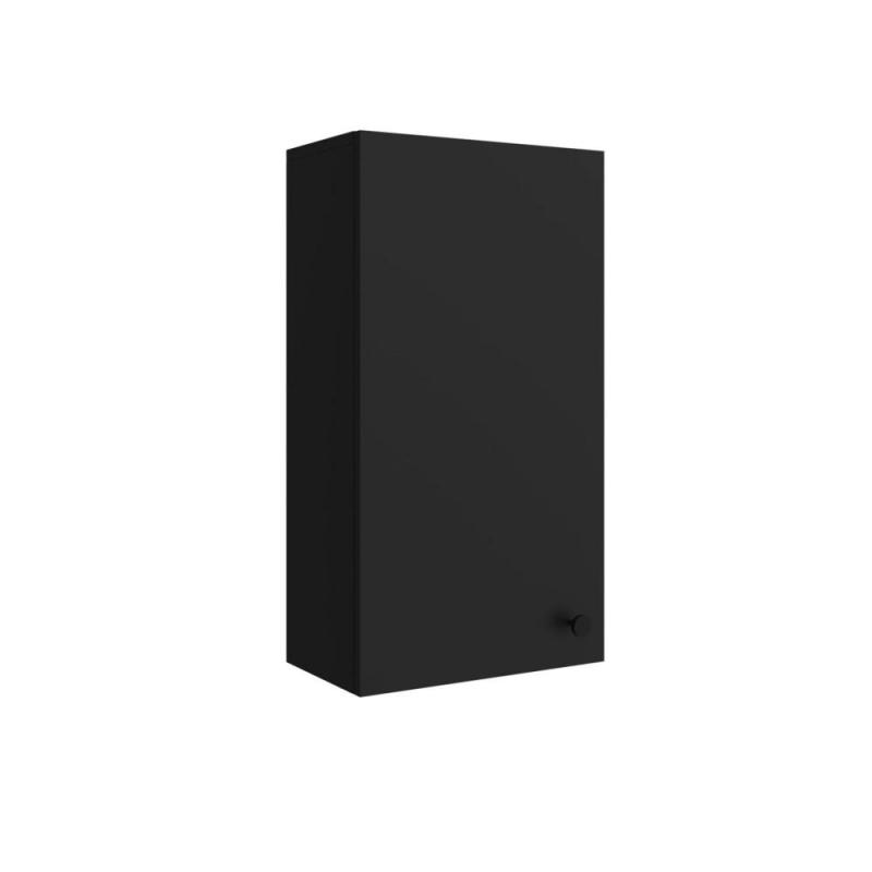 Bathroom Vanities N/A Dulap baie, salgar, marville, negru mat, 39x21.8x72 cm